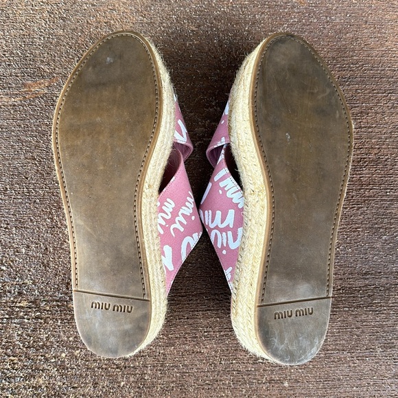 Miu Miu Platform Espadrilles - Picture 6 of 16